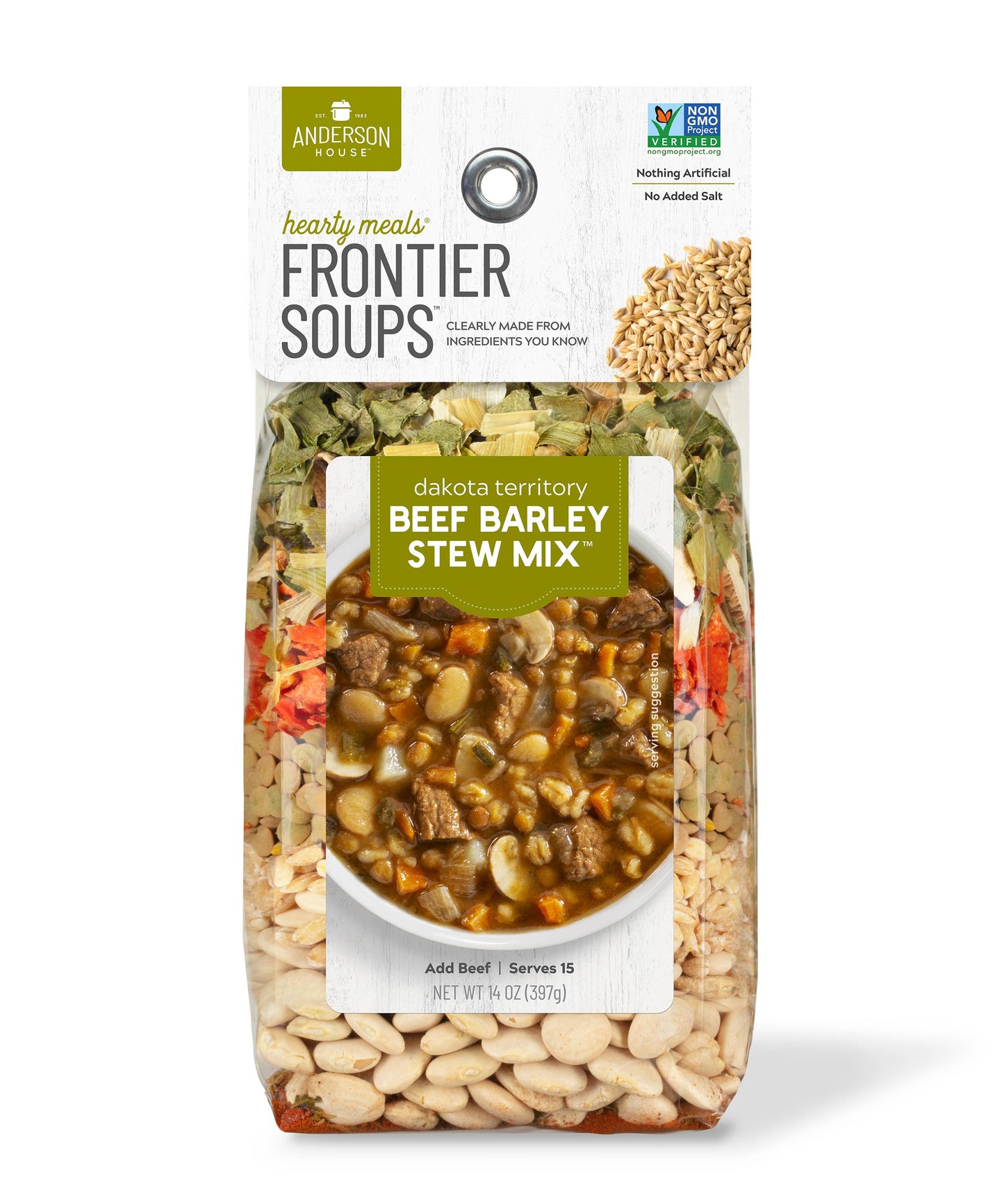 Anderson House | Frontier Soups - Dakota Territory Beef Barley Stew Mix*