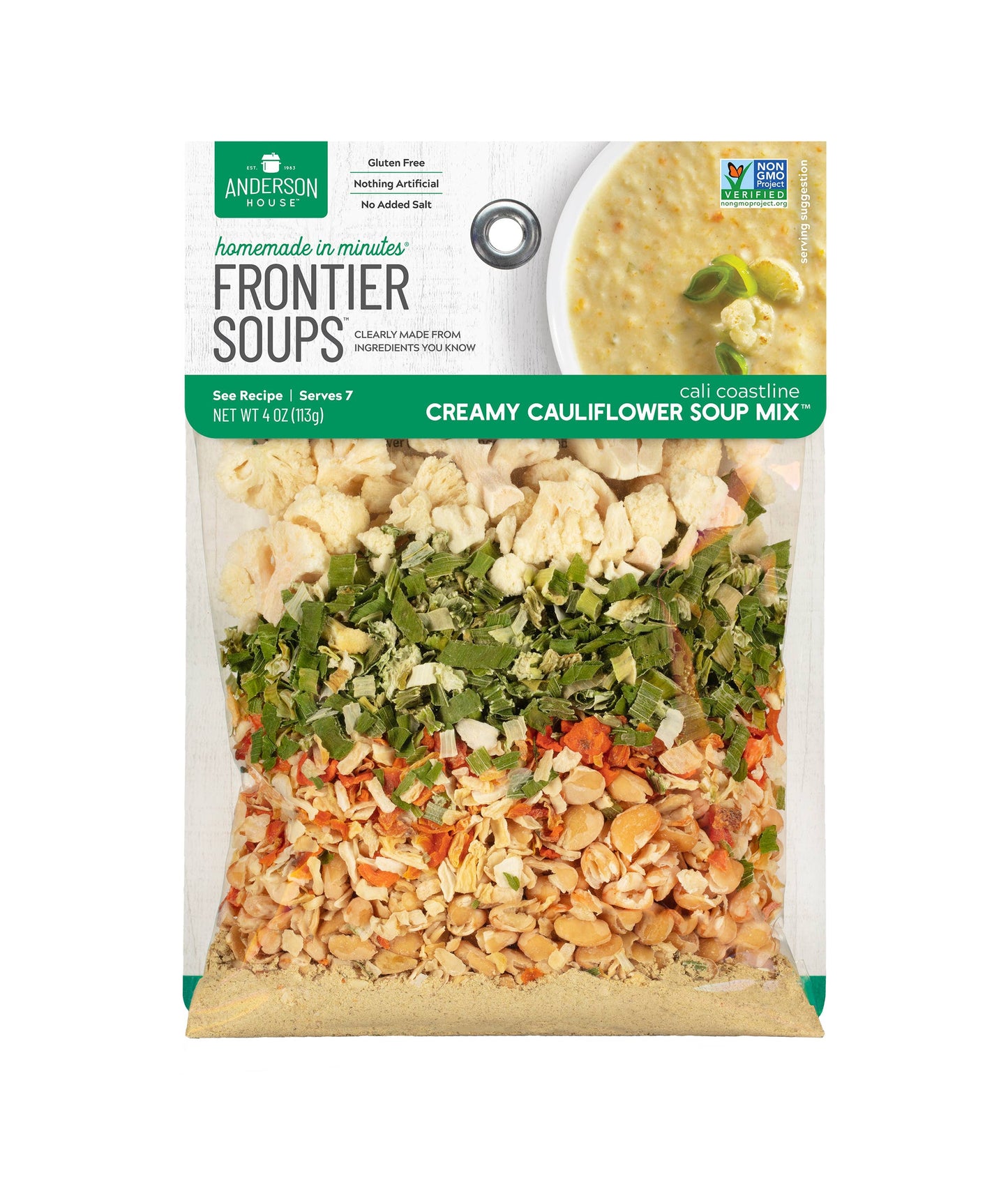 Anderson House | Frontier Soups - Cali Coastline Creamy Cauliflower Soup Mix